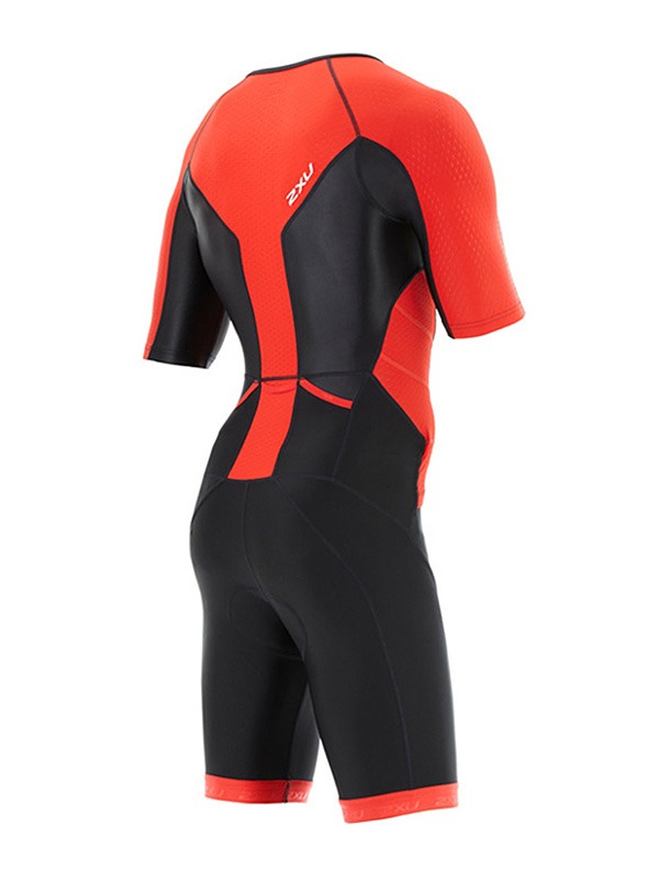 2XU 철인3종 경기복 Man&#039;s X-VENT Front Zip Trisuit-MT4355d(Red)